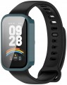 ETUI + SZKŁO HARTOWANE 2W1 DO XIAOMI SMART MI BAND 9 ACTIVE / REDMI BAND 3 - ZIELONY