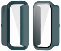 ETUI + SZKŁO HARTOWANE 2W1 DO XIAOMI SMART MI BAND 9 ACTIVE / REDMI BAND 3 - ZIELONY