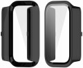 ETUI + SZKŁO HARTOWANE 2W1 DO XIAOMI SMART MI BAND 9 ACTIVE / REDMI BAND 3 - CZARNY