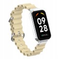 PASEK BRANSOLETA DO XIAOMI REDMI BAND 2 / MI BAND 8 ACTIVE - BEŻOWY