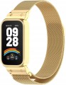 BRANSOLETA PASEK Z ETUI DO XIAOMI SMART MI BAND 9 ACTIVE / REDMI BAND 3 - ZŁOTY