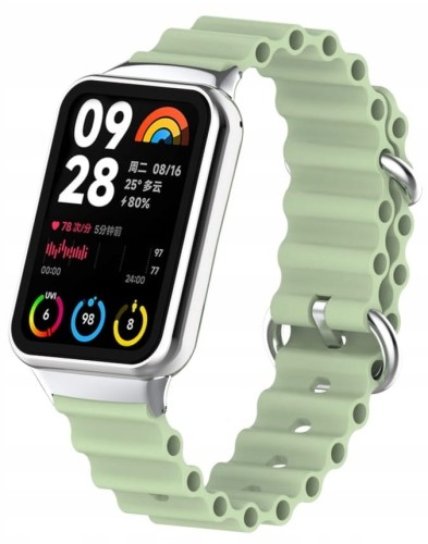 PASEK DO XIAOMI MI BAND 8 PRO / MI BAND 9 PRO WYGODNA OPASKA - MIĘTOWY