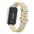 PASEK BRANSOLETA DO XIAOMI REDMI BAND 2 / MI BAND 8 ACTIVE - BEŻOWY
