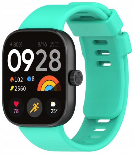 PASEK DO XIAOMI REDMI WATCH 4/5/6 | MI BAND 8 PRO/9 PRO - TURKUSOWY