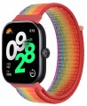 PASEK NYLONOWY DO XIAOMI REDMI WATCH 4/5/6 | MI BAND 8 PRO/9 PRO - TĘCZOWY