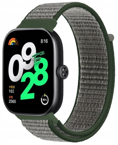 PASEK NYLONOWY DO XIAOMI REDMI WATCH 4/5/6 | MI BAND 8 PRO/9 PRO - OLIWKOWY