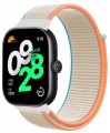 PASEK NYLONOWY DO XIAOMI REDMI WATCH 4/5/6 | MI BAND 8 PRO/9 PRO - KREMOWY