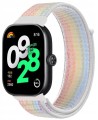 PASEK NYLONOWY DO XIAOMI REDMI WATCH 4/5/6 | MI BAND 8 PRO/9 PRO - TĘCZOWE PRĄŻKI
