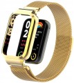 PASEK BRANSOLETA Z WBUDOWANYM ETUI DO XIAOMI MI BAND 8 PRO - ZŁOTY