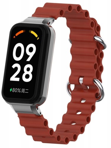 PASEK BRANSOLETA DO XIAOMI REDMI BAND 2 / MI BAND 8 ACTIVE - BORDOWY