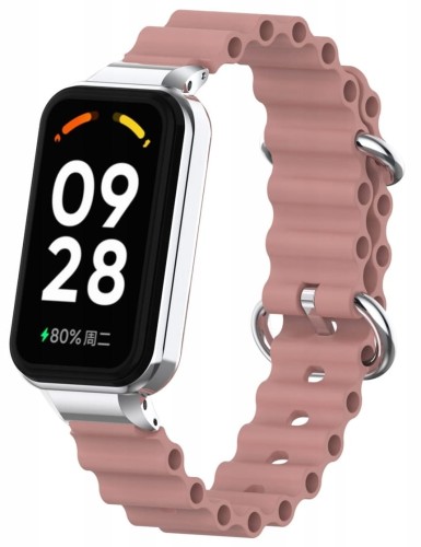 PASEK BRANSOLETA DO XIAOMI REDMI BAND 2 / MI BAND 8 ACTIVE - KORALOWY