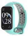 PASEK PERFOROWANY DO XIAOMI REDMI BAND 2 / MI BAND 8 ACTIVE | MIĘTOWO - BIAŁY