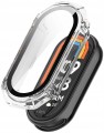 ETUI OCHRONNE + SZKŁO HARTOWANE 2W1 DO SMARTBAND XIAOMI MI BAND 8 - BEZBARWNE