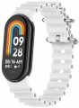 PASEK DO XIAOMI MI BAND 8/9/10 MOCNA SILIKONOWA OPASKA, BIAŁY