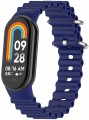 PASEK DO XIAOMI MI BAND 8/9/10 MOCNA SILIKONOWA OPASKA, GRANATOWY