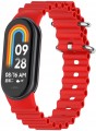 PASEK DO XIAOMI MI BAND 8/9/10 MOCNA SILIKONOWA OPASKA, CZERWONY