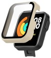 ETUI OCHRONNE + SZKŁO HARTOWANE 2W1 DO XIAOMI MI WATCH LITE - KREMOWY
