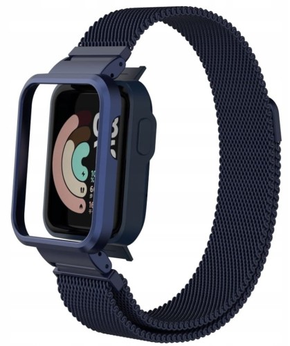 BRANSOLETA PASEK Z WBUDOWANYM ETUI DO XIAOMI MI WATCH LITE - GRANATOWY