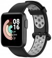 PASEK DWUKOLOROWY OPASKA DO XIAOMI MI WATCH LITE, CZARNO - SZARY