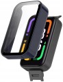 ETUI OCHRONNE + SZKŁO HARTOWANE 2W1 DO XIAOMI REDMI SMART BAND PRO - GRANATOWY