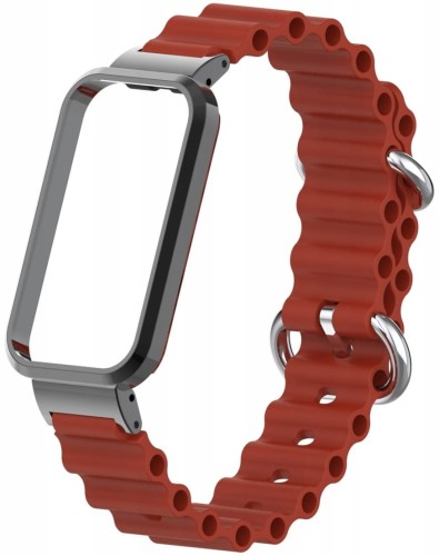 BRANSOLETA PASEK Z RAMKĄ DO XIAOMI REDMI SMART BAND PRO - WINE