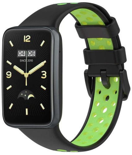 PASEK DO XIAOMI MI BAND 7 PRO OPASKA SPORTOWA, CZARNO - ZIELONY