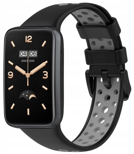 PASEK DO XIAOMI MI BAND 7 PRO OPASKA SPORTOWA, CZARNO - SZARY