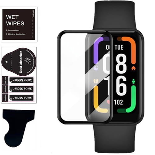SZKŁO HYBRYDOWE 3D DO XIAOMI REDMI SMART BAND PRO + ZESTAW MONTAŻOWY