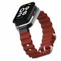 PASEK BRANSOLETA DO XIAOMI REDMI BAND 2 / MI BAND 8 ACTIVE - BORDOWY