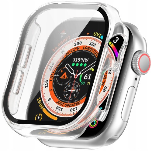 ETUI OCHRONNE + SZKŁO HARTOWANE 2W1 DO APPLE WATCH 10 42MM - BEZBARWNY