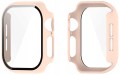 ETUI OCHRONNE + SZKŁO HARTOWANE 2W1 DO APPLE WATCH 10 46MM - JASNY RÓŻ