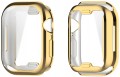 ETUI OBUDOWA 2W1 360° Z OSŁONĄ NA EKRAN DO APPLE WATCH 10 46MM - ZŁOTY