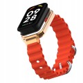 PASEK BRANSOLETA DO XIAOMI REDMI BAND 2 / MI BAND 8 ACTIVE - CZERWONY