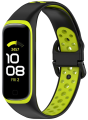 PASEK PERFOROWANY DO SAMSUNG GALAXY FIT 2 SM-R220 OPASKA, CZARNO - ZIELONY