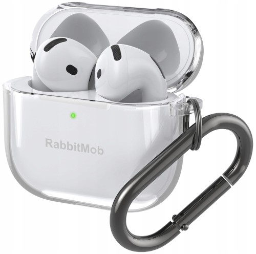 ETUI TPU DO APPLE AIRPODS 4 MOCNY CASE OBUDOWA NA SŁUCHAWKI - BEZBARWNE