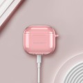 ETUI TPU DO APPLE AIRPODS 4 MOCNY CASE OBUDOWA NA SŁUCHAWKI - RÓŻOWE