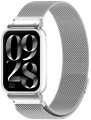 BRANSOLETA PASEK Z WBUDOWANYM ETUI DO XIAOMI SMART BAND 9 PRO - SREBRNY