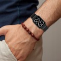 BRANSOLETA PASEK Z WBUDOWANYM ETUI DO XIAOMI SMART BAND 9 PRO - SREBRNY