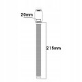 BRANSOLETA PASEK Z WBUDOWANYM ETUI DO XIAOMI SMART BAND 9 PRO - SREBRNY
