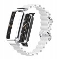 BRANSOLETA DO XIAOMI MI BAND 7 PRO PASEK Z RAMKĄ - BIAŁY