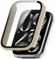 ETUI OCHRONNE + SZKŁO HARTOWANE 2W1 DO XIAOMI SMART BAND 9 PRO - KREMOWY