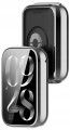 ETUI 2W1 Z OSŁONĄ NA EKRAN 360° DO XIAOMI SMART BAND 9 PRO - SREBRNY