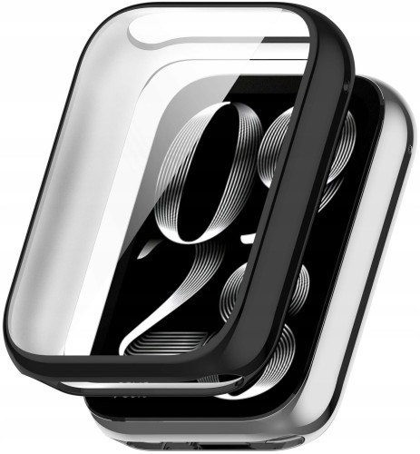 ETUI 2W1 Z OSŁONĄ NA EKRAN 360° DO XIAOMI SMART BAND 9 PRO - CZARNY