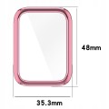 ETUI 2W1 Z OSŁONĄ NA EKRAN 360° DO XIAOMI SMART BAND 9 PRO - CZARNY
