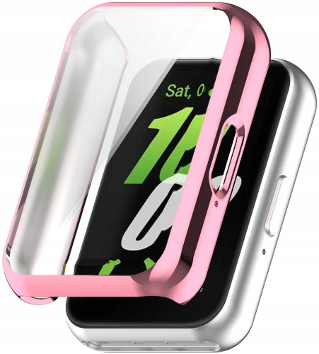 ETUI 2W1 Z OSŁONĄ NA EKRAN 360° DO SAMSUNG GALAXY FIT 3 SM-R390 - RÓŻOWY
