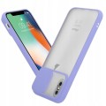 ETUI PODWÓJNA OCHRONA DO IPHONE X/XS | FIOLETOWE