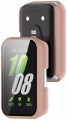 ETUI OCHRONNE + SZKŁO HARTOWANE 2W1 DO SAMSUNG GALAXY FIT 3 - RÓŻOWY