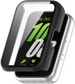 ETUI OCHRONNE + SZKŁO HARTOWANE 2W1 DO SAMSUNG GALAXY FIT 3 - CZARNY MAT