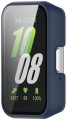 ETUI OCHRONNE + SZKŁO HARTOWANE 2W1 DO SAMSUNG GALAXY FIT 3 - GRANATOWY MAT