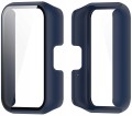 ETUI OCHRONNE + SZKŁO HARTOWANE 2W1 DO SAMSUNG GALAXY FIT 3 - GRANATOWY MAT